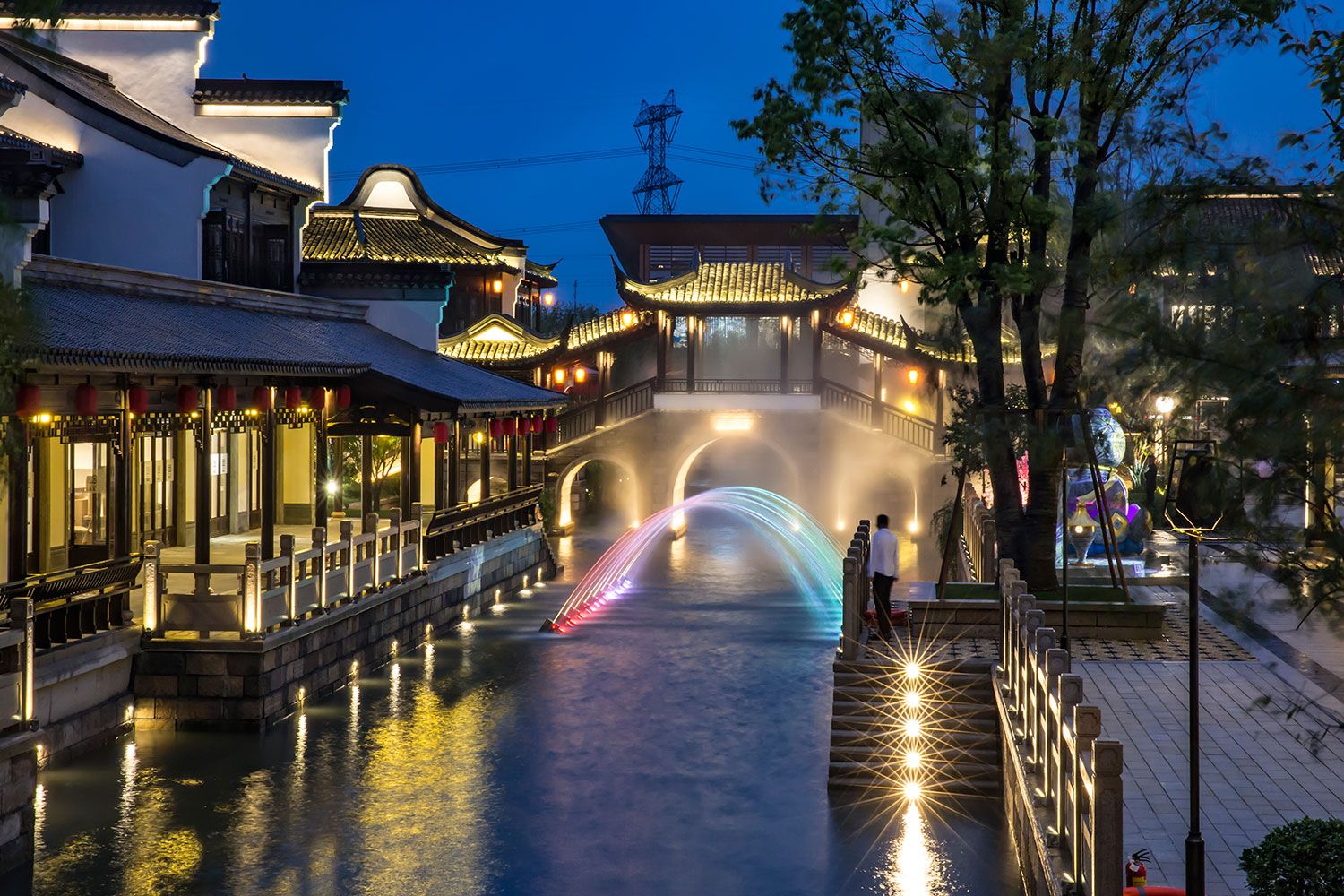 Los-Angeles新西塘水街亮化方案