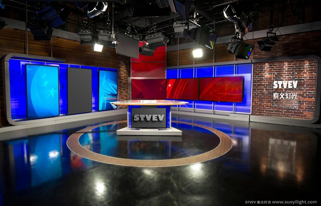 Los-AngelesSTVEV 索义灯光新闻演播厅